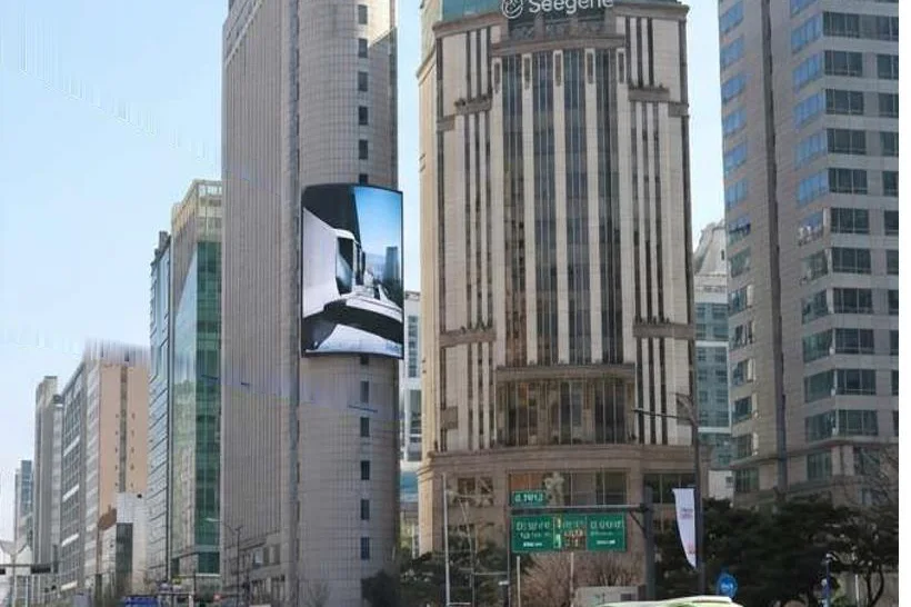 옥외전광판 — 잠실 대우유토피아 전광판